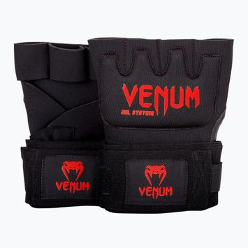 Vnitřní rukavice Venum Gel Kontact Quick Wraps black/red