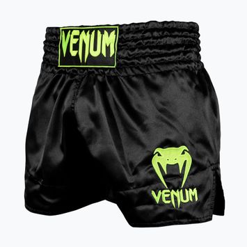 Tréninkové šortky Pánské Venum Classic Muay Thai balck/neo yellow