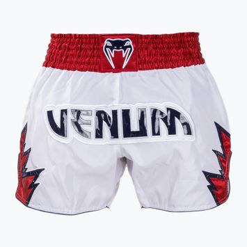 Pánské tréninkové šortky Venum Inferno Muay Thai white/red