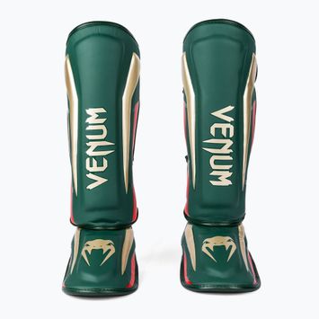 Chrániče holení a chodidel Venum Elite Standup Shin Guards green