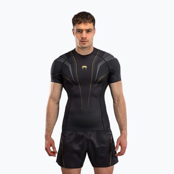 Pánský rashguard Venum Streamline černá/zlatá