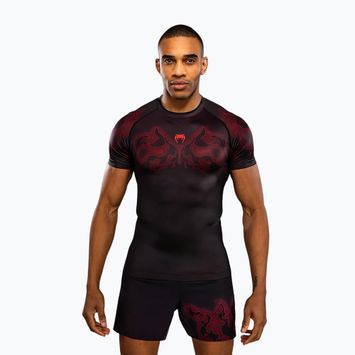 Pánský rashguard Venum Spectre černá/červená