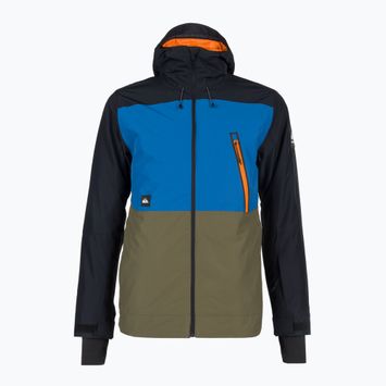 Quiksilver Sycamore pánská snowboardová bunda černo-modrá EQYTJ03335