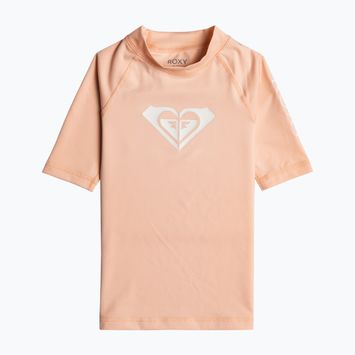 ROXY Whole Hearted tropická broskvová dětská plavecká košilka