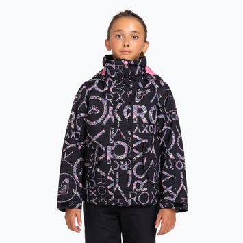 Dětská snowboardová bunda ROXY Roxy Jetty Girl true black lluvia rg