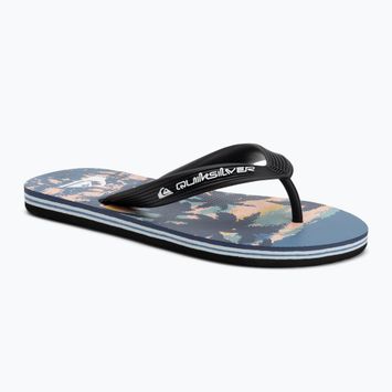 Dětské žabky Quiksilver Molokai Art 25 Youth fiery coronet blue tropicamo