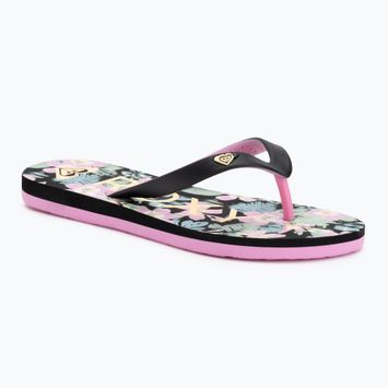 Dětské žabky ROXY Tahiti VII black/pink stencil