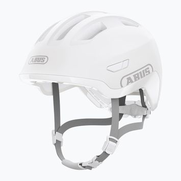 Dětská cyklistická přilba ABUS Smiley 3.0 ACE LED pure white