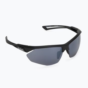Brýle na kolo Alpina Defey HR black matte/black mirror