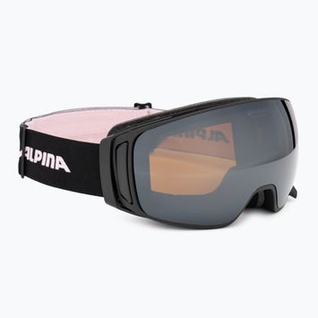 Lyžařské brýle Alpina Double Jack Mag Q-Lite black/rose matt/mirror black