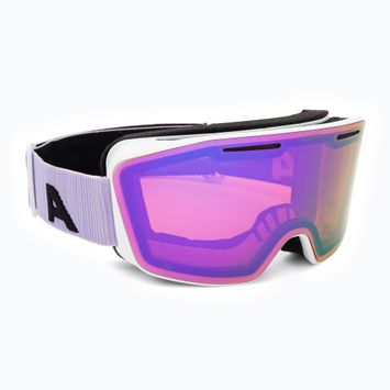Lyžařské brýle Alpina Nendaz Q-Lite S2 white/lilac matt/lavender