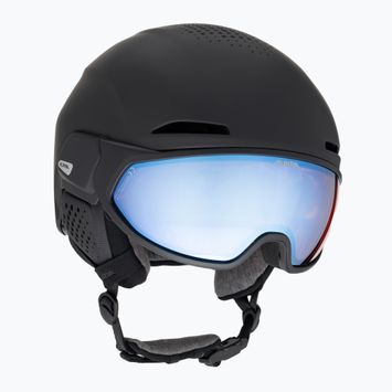 Lyžařská helma Alpina Oro QV Mips černá matná/ledově modrá
