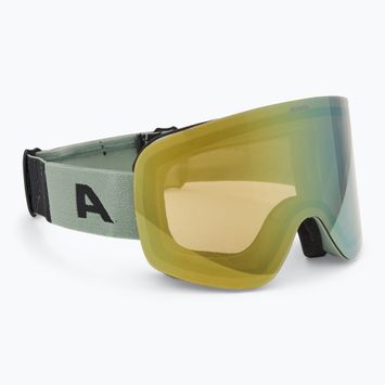 Lyžařské brýle  Alpina Penken Q-Lite willow/ green matt/ gold