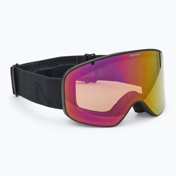 Dětské lyžařské brýle Alpina Fernie Q-Lite black matt/ red