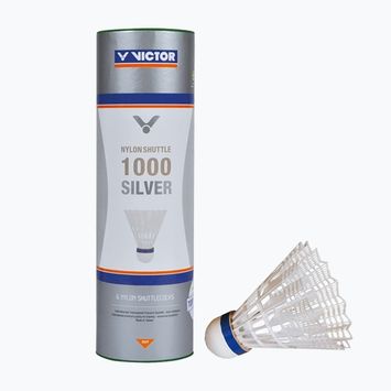 Badmintnové šipky VICTOR Nylonshuttle 1000 medium white