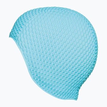 Dámská plavecká čepice Fashy Thermo Bubble turquoise