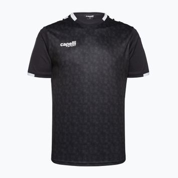 Pánské fotbalové tričko Capelli Cs III Block black/white