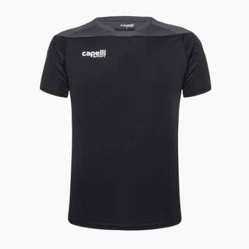 Capelli Tribeca Tréninkové fotbalové tričko pro dospělé černá/tmavě šedá