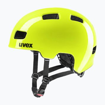 Dětská cyklistická helma UVEX HLMT 4 neon yellow