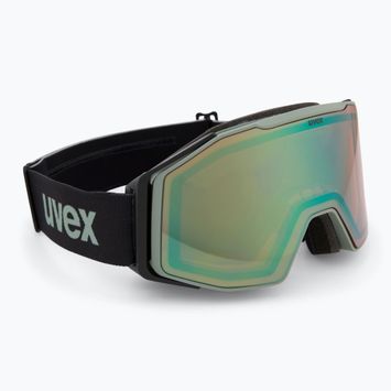 Lyžařské brýle  UVEX Gravity FM acid green matt/mirror opal orange clear