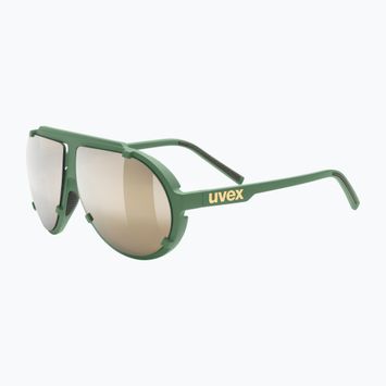 Sluneční brýle UVEX Esntl Pina moss green matt/mirror gold
