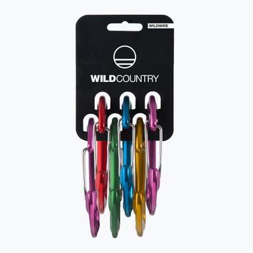 Sada karabin uni Wild Country Wildwire Rack 6 Pack