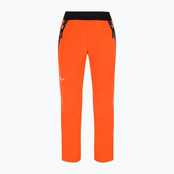 Dětské trekové kalhoty Salewa Rosengarten DST red orange