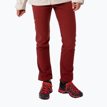 Salewa Dolomia dámské softshellové kalhoty červená 00-0000027936