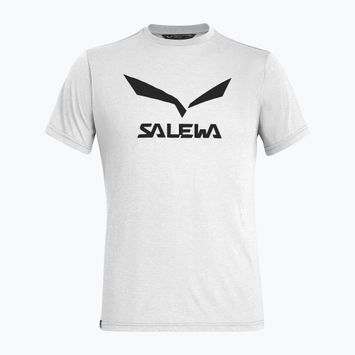 Pánské trekové tričko Salewa Solidlogo Dry white 00-0000027018