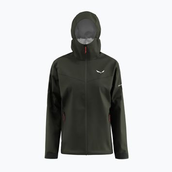 Dámská bunda do deště Salewa Puez Aqua 4 PTX 2.5Ldark olive