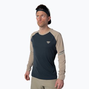 Pánské běžecké tričko Longsleeve DYNAFIT Alpine Pro blueberry rock khaki
