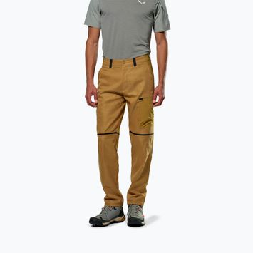 Pánské trekové kalhoty Salewa Puez Hemp/Dst 2/1 golden brown