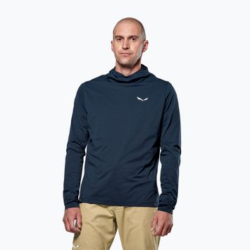 Pánská trekingová mikina Salewa Puez Sun Hoodie navy blazer