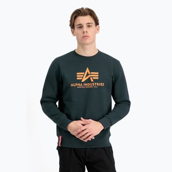 Pánská mikina Alpha Industries Basic dark petrol
