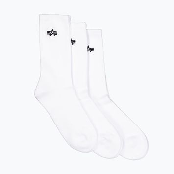 Pánské ponožky Alpha Industries Basic 3 páry white