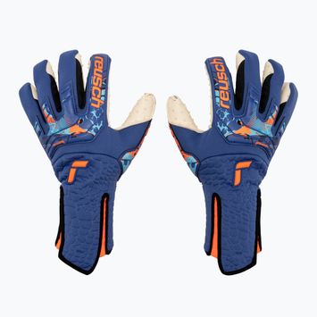 Brankářské rukavice Reusch Attrakt Speedbump Strapless AdaptiveFlex modré 5370079-4016