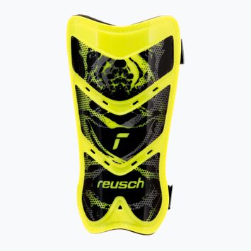 Chrániče holení Reusch Shinguard Attrakt Lite safety yellow/black