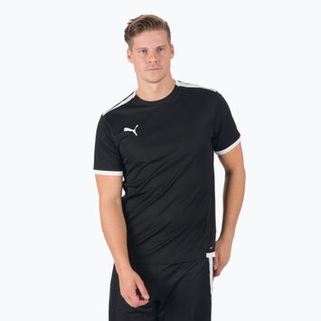Pánské fotbalové tričko PUMA TeamLIGA Jersey černé 704917_03