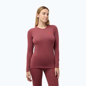 Dámské termo tričko longsleeve Jack Wolfskin Infinite Warm red ochre