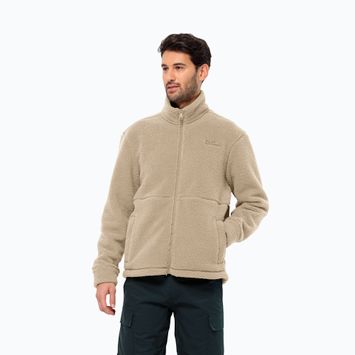 Pánská fleecová mikina Jack Wolfskin Felslicht anis
