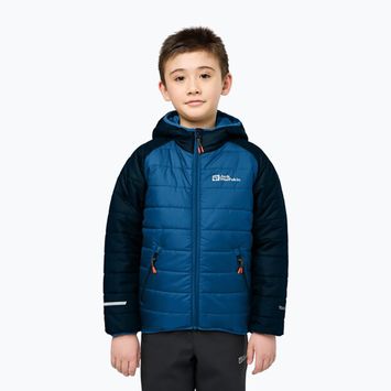 Dětská péřová bunda Jack Wolfskin Zenon crisp cobalt