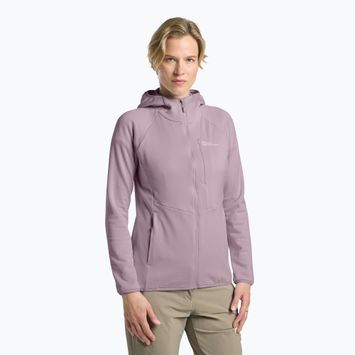 Dámská fleecová mikina  Jack Wolfskin Kolbenberg Hooded Full Zip wild blossom