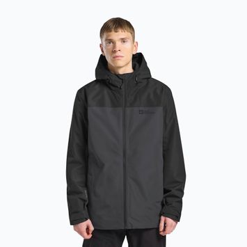 Pánská bunda 3v1  Jack Wolfskin Taubenberg 3In1 phantom