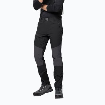 Pánské softshellové kalhoty Jack Wolfskin Ziegspitz černé 1507841
