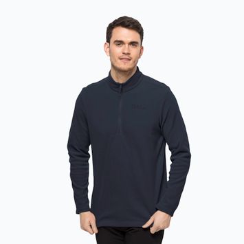 Pánská fleece mikina Jack Wolfskin Taunus HZ tmavě modrá 1709522_1010_002