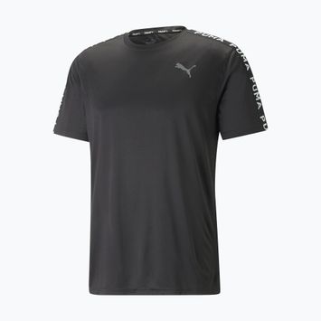 Pánské tréninkové tričko PUMA Fit Taped černé 523190 01