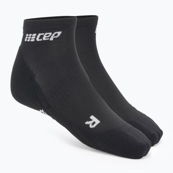 Pánské kompresní běžecké ponožky   CEP 4.0 Low Cut black