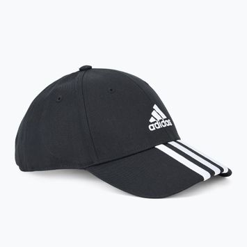 Kšiltovka  adidas Baseball 3-Stripes Cotton Twill black/ white