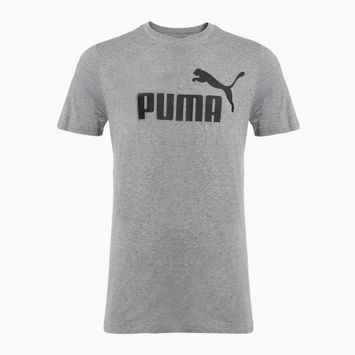 Pánské tričko PUMA ESS No. 1 Logo Tee medium gray heather