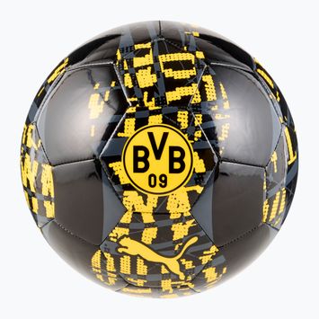 Fotbalový míč PUMA BVB PreMatch puma black/faster yellow velikost 5